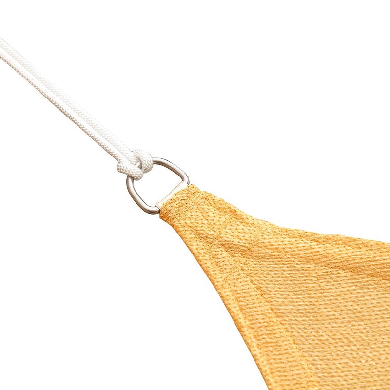 DIIG Sun Shade Sail Rope, Outdoor 50 Feet Diamond Solid Straps Braid Polyester Line - 1/4â€ All Purpose Tie-Down Ropes for Garden, Patio, Camping, Sailing & Flag Flying (White) - Image 5